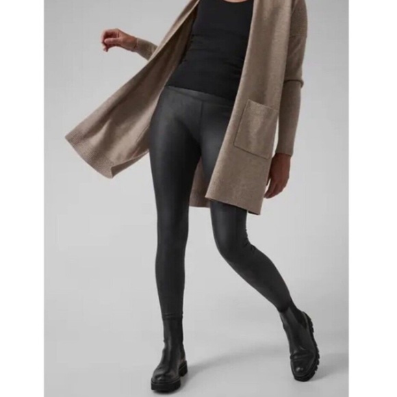 Athleta Delancey Gleam Tight Black M - Picture 1 of 13